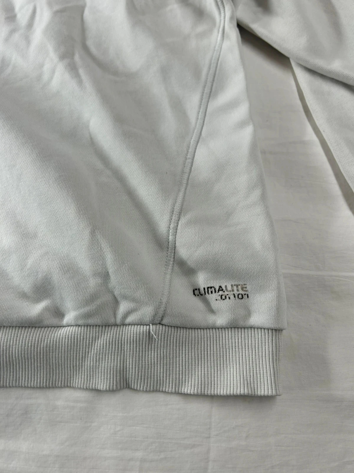 Vintage white adidas retro 90s 2000s style sweater – photo 18